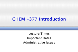 Chem 377 Slide