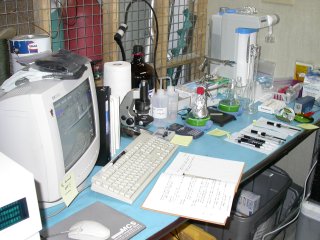 Lab Set-up in the Ops Ramp